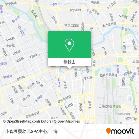 小豌豆婴幼儿SPA中心地图