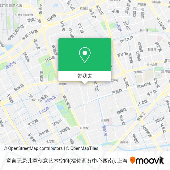 童言无忌儿童创意艺术空间(福铭商务中心西南)地图