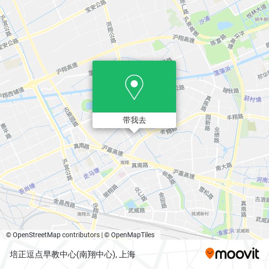 培正逗点早教中心(南翔中心)地图