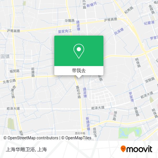 上海华雕卫浴地图