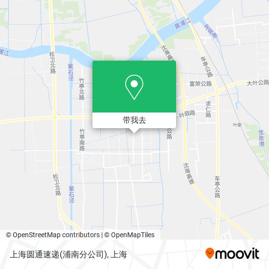 上海圆通速递(浦南分公司)地图