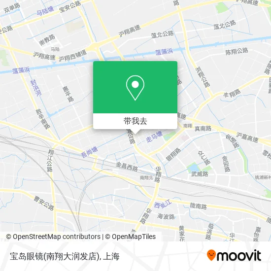 宝岛眼镜(南翔大润发店)地图