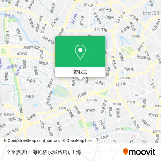 全季酒店(上海虹桥水城路店)地图