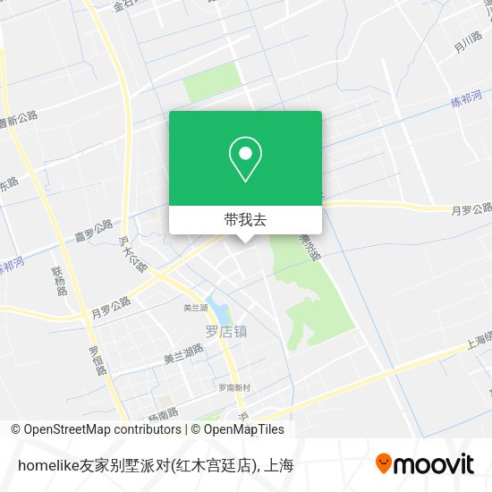 homelike友家别墅派对(红木宫廷店)地图