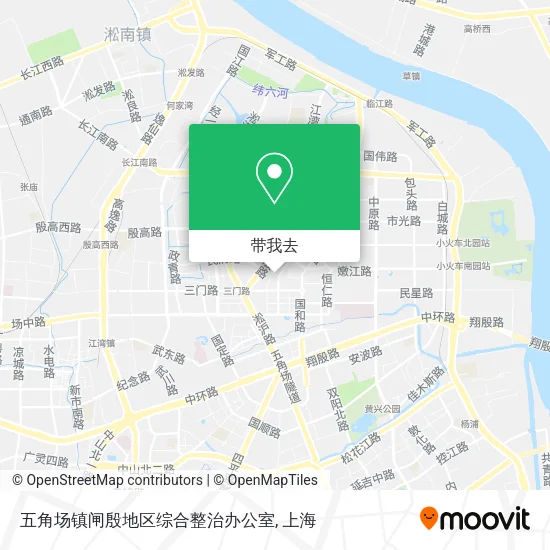 五角场镇闸殷地区综合整治办公室地图