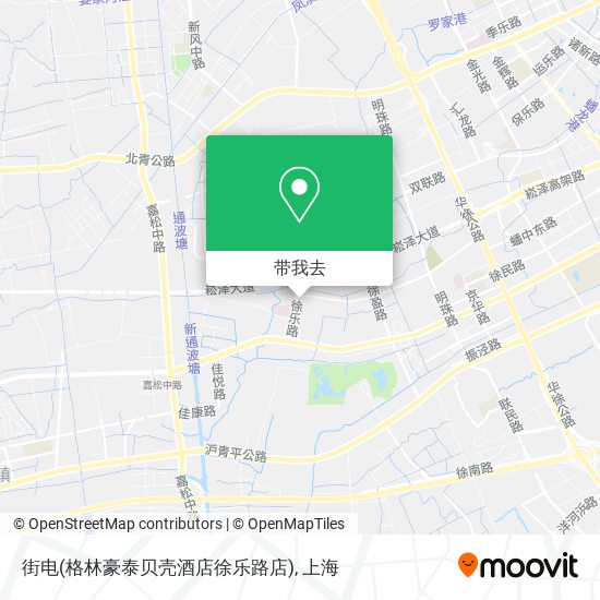 街电(格林豪泰贝壳酒店徐乐路店)地图