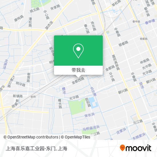 上海喜乐嘉工业园-东门地图