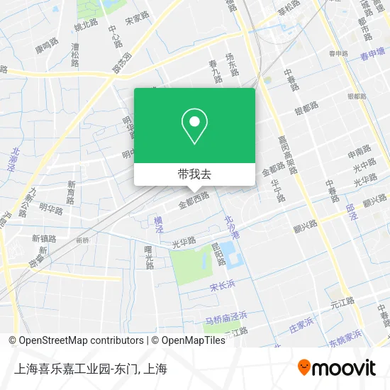 上海喜乐嘉工业园-东门地图