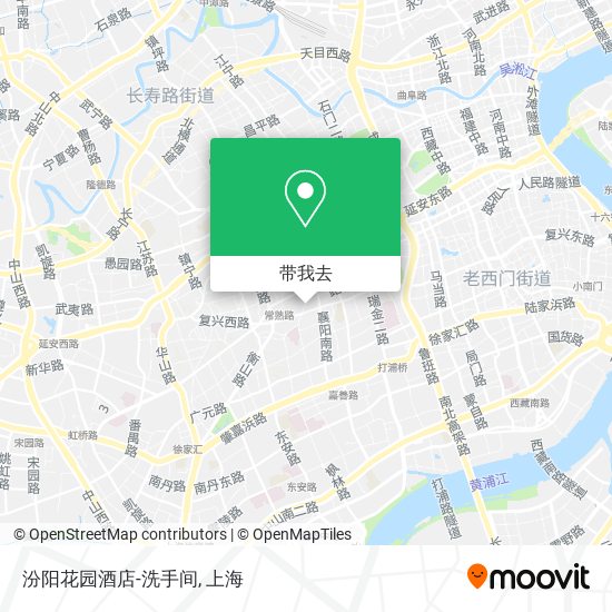 汾阳花园酒店-洗手间地图
