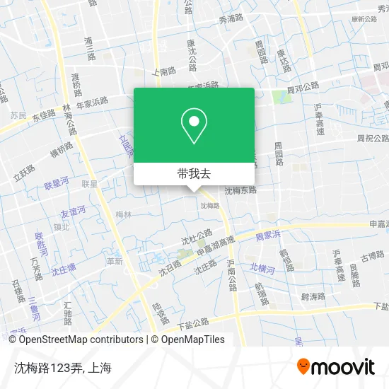 沈梅路123弄地图