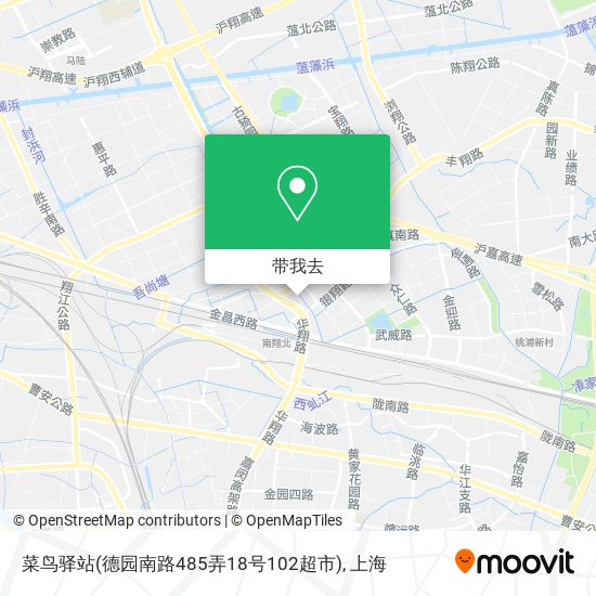 菜鸟驿站(德园南路485弄18号102超市)地图