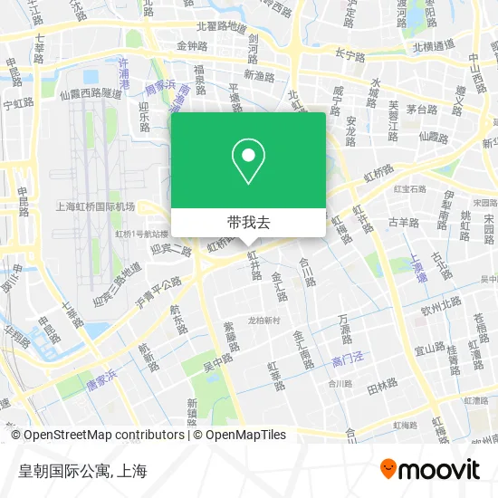 皇朝国际公寓地图