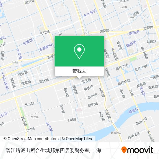 碧江路派出所合生城邦第四居委警务室地图