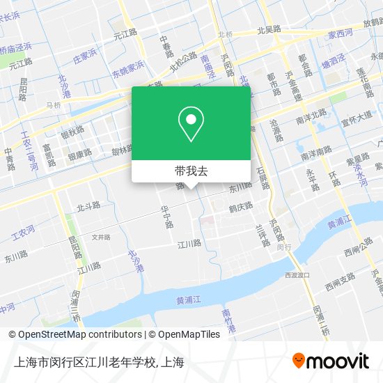 上海市闵行区江川老年学校地图