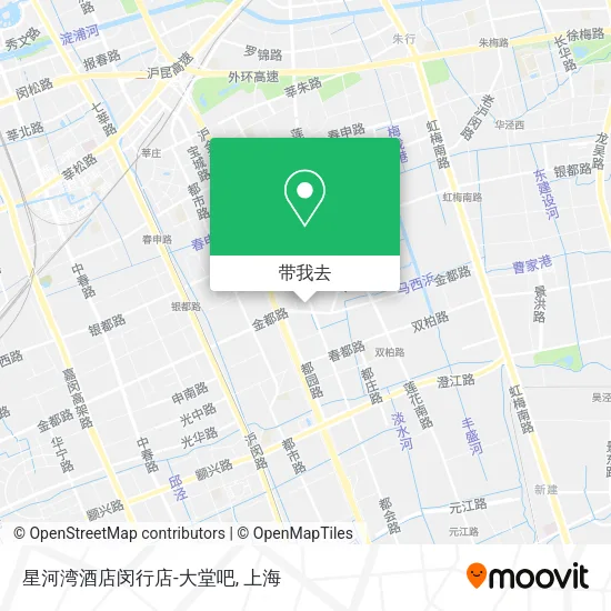 星河湾酒店闵行店-大堂吧地图