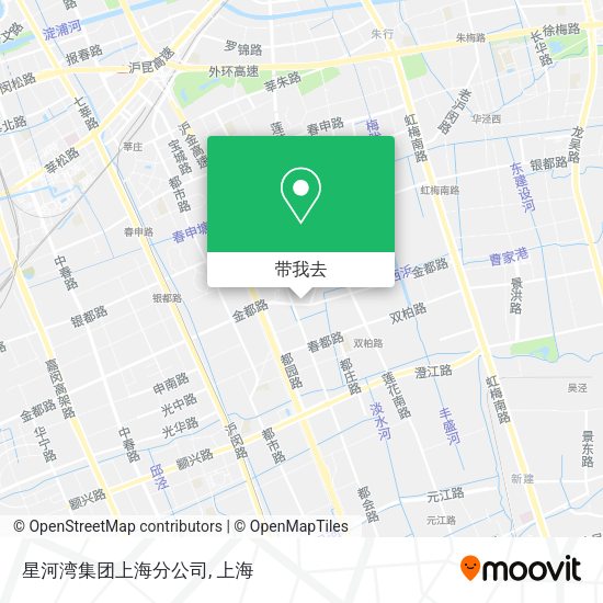 星河湾集团上海分公司地图