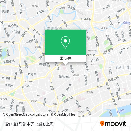 爱丽夏(乌鲁木齐北路)地图