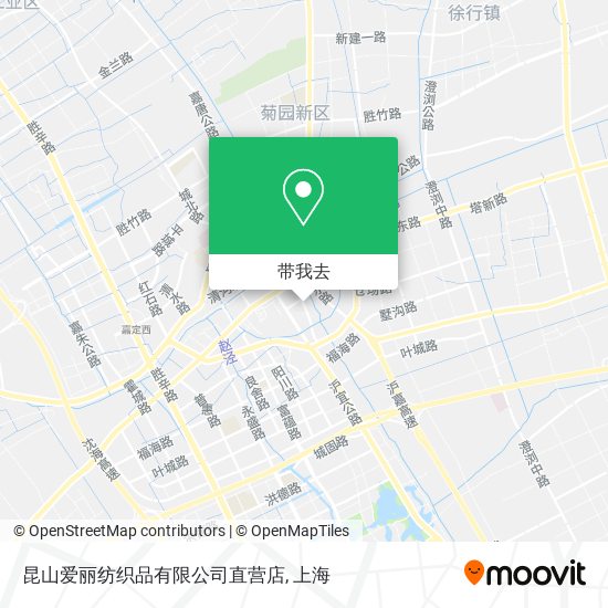 昆山爱丽纺织品有限公司直营店地图