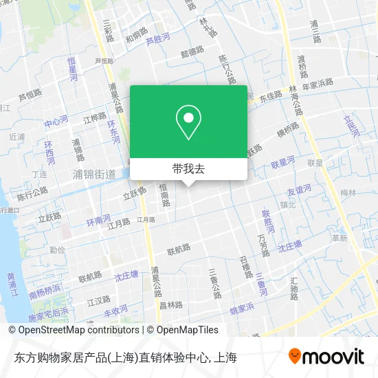 东方购物家居产品(上海)直销体验中心地图