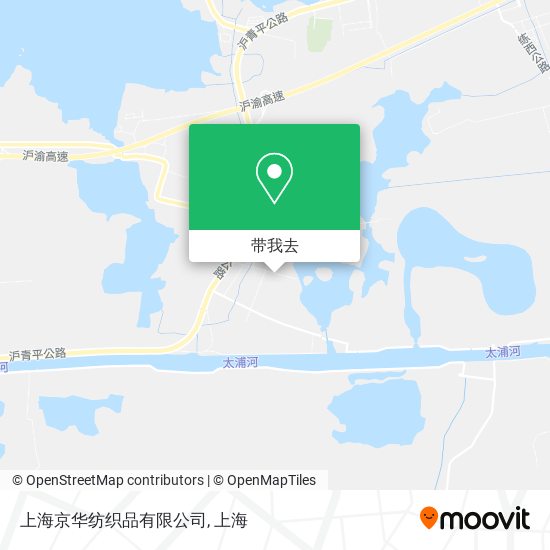 上海京华纺织品有限公司地图