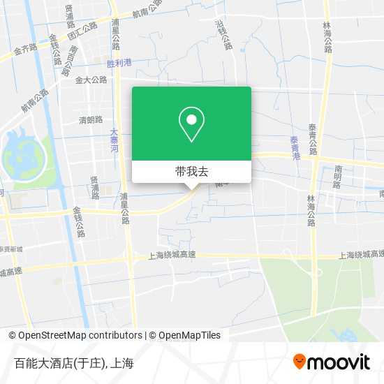 百能大酒店(于庄)地图