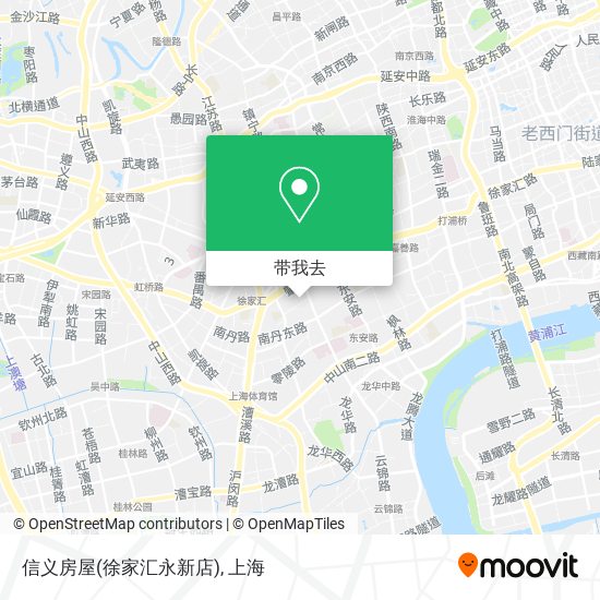 信义房屋(徐家汇永新店)地图