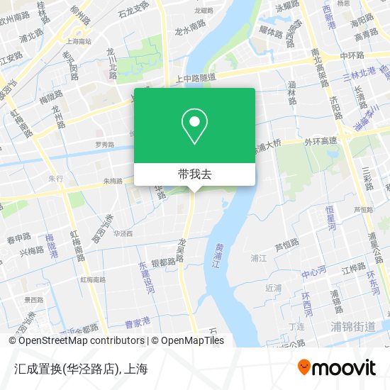 汇成置换(华泾路店)地图