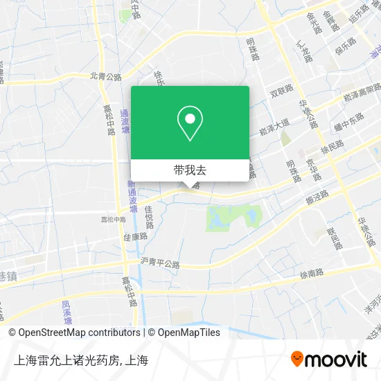 上海雷允上诸光药房地图
