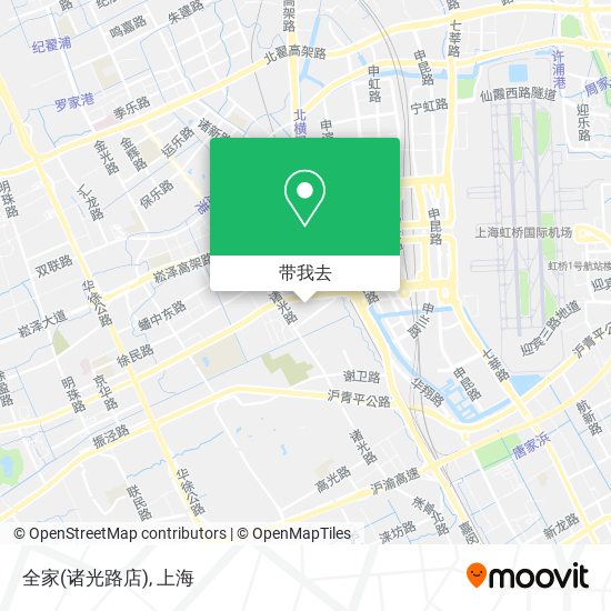 全家(诸光路店)地图