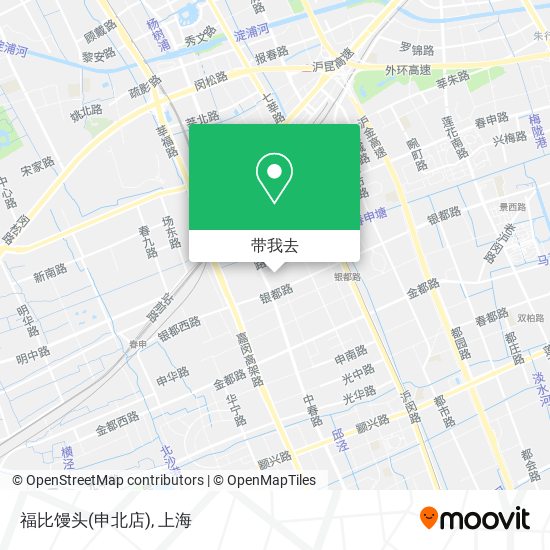 福比馒头(申北店)地图