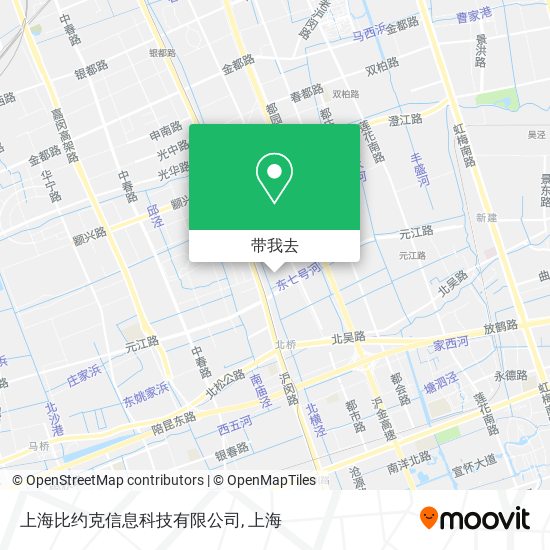 上海比约克信息科技有限公司地图