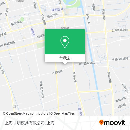 上海才明模具有限公司地图