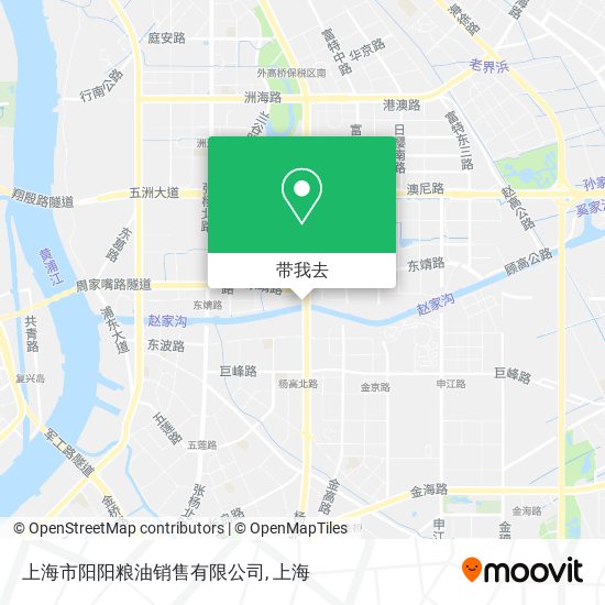 上海市阳阳粮油销售有限公司地图