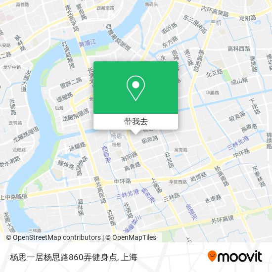 杨思一居杨思路860弄健身点地图