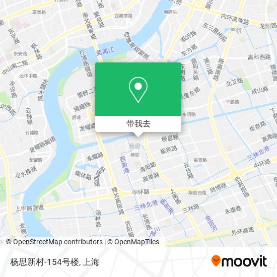 杨思新村-154号楼地图