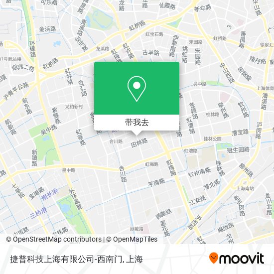 捷普科技上海有限公司-西南门地图