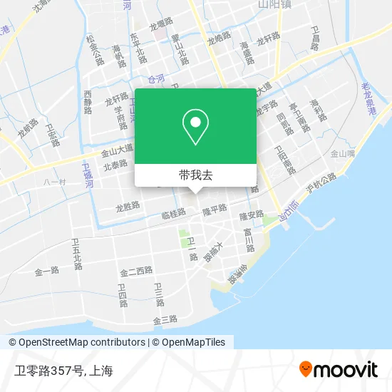卫零路357号地图