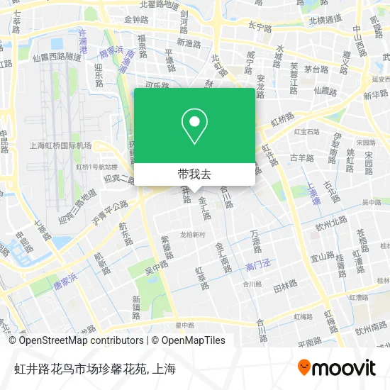 虹井路花鸟市场珍馨花苑地图