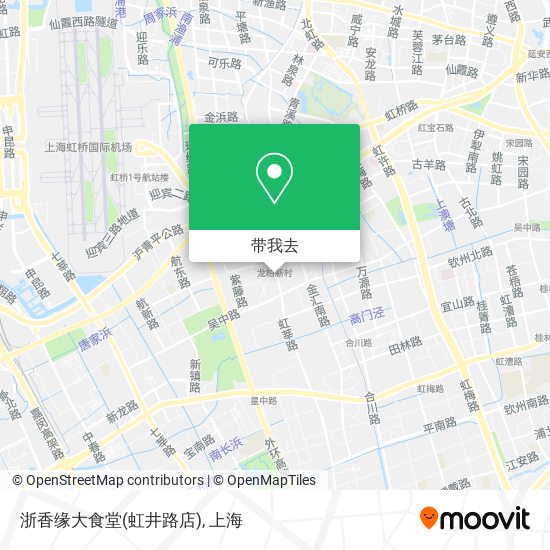 浙香缘大食堂(虹井路店)地图