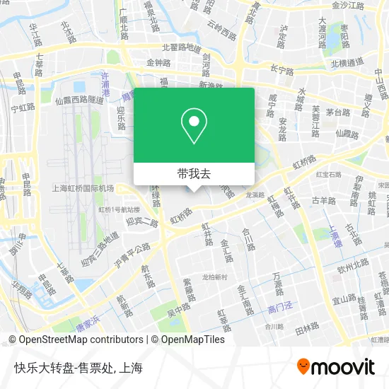 快乐大转盘-售票处地图