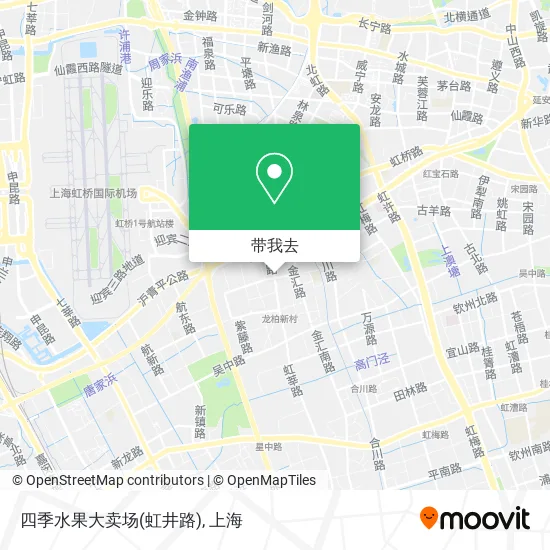 四季水果大卖场(虹井路)地图
