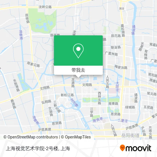 上海视觉艺术学院-2号楼地图