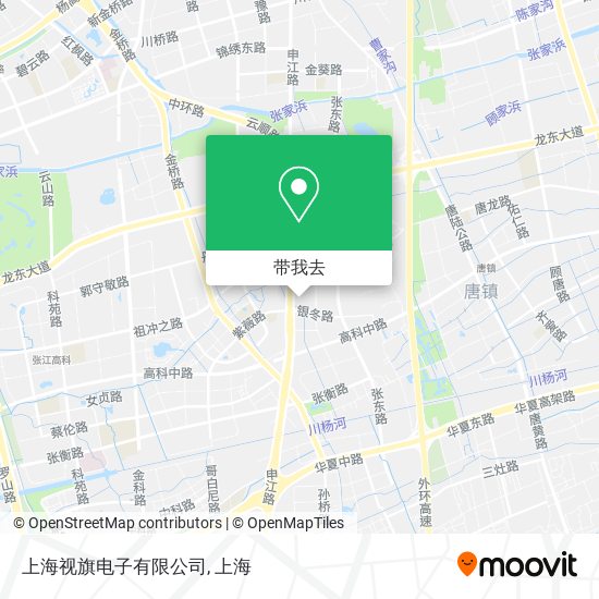 上海视旗电子有限公司地图