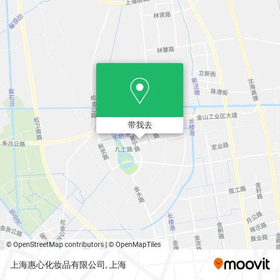 上海惠心化妆品有限公司地图