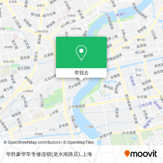 华胜豪华车专修连锁(龙水南路店)地图