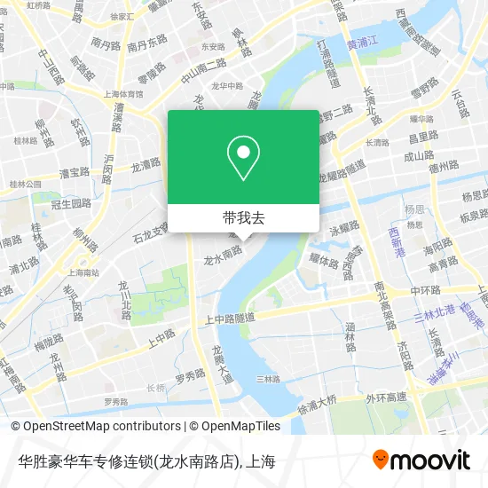 华胜豪华车专修连锁(龙水南路店)地图