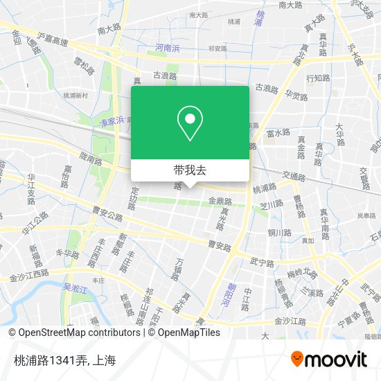 桃浦路1341弄地图