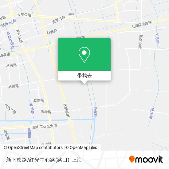 新南欢路/红光中心路(路口)地图
