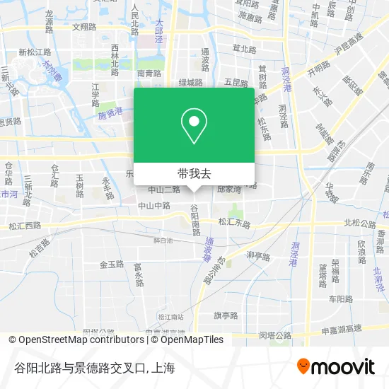 谷阳北路与景德路交叉口地图