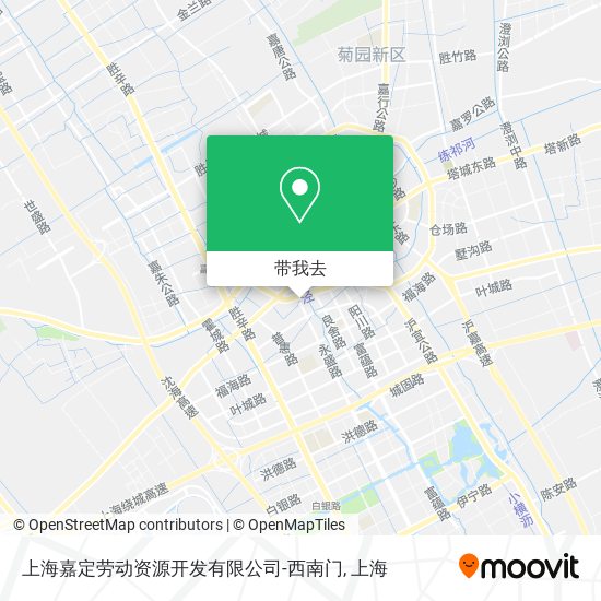 上海嘉定劳动资源开发有限公司-西南门地图